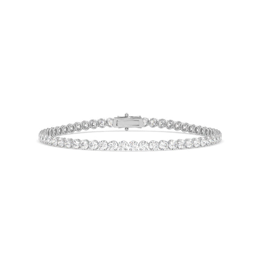 Bracelet Tennis Bracelet 3.0tcw White