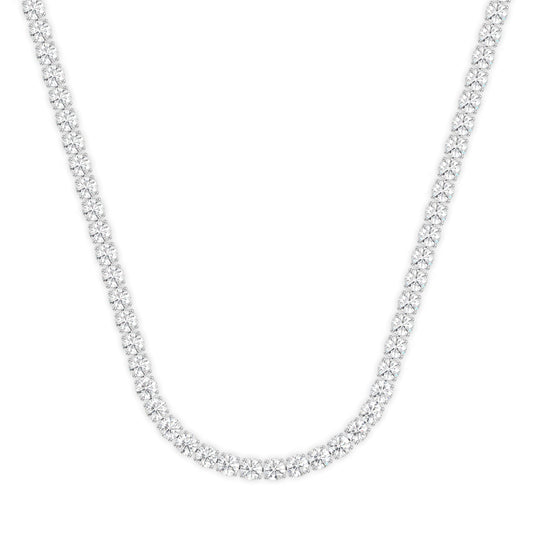Necklace-Tennis Diamond-2.50mm-White,2.50mm, White