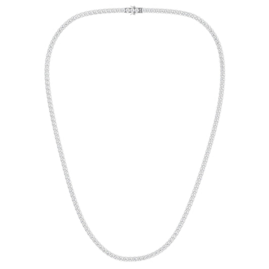 Necklace-Tennis Diamond-2.50mm-White,2.50mm, White