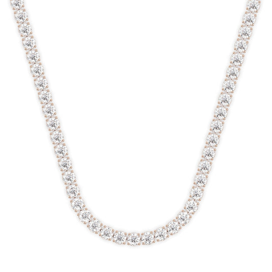 Necklace-Tennis Diamond-3.00mm-Rose,3.00mm, Rose