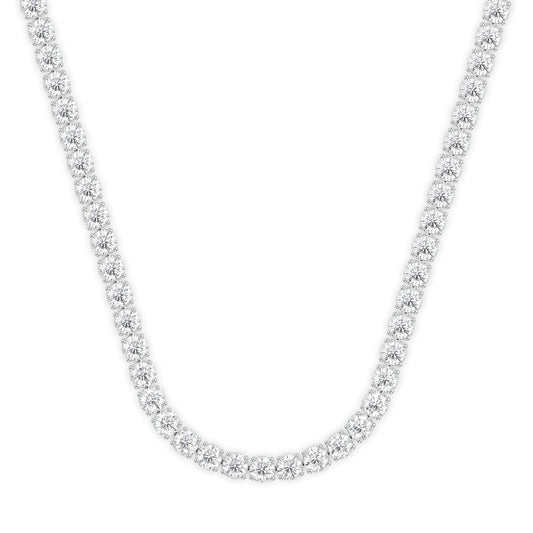Necklace-Tennis Diamond-3.00mm-White,3.00mm, White