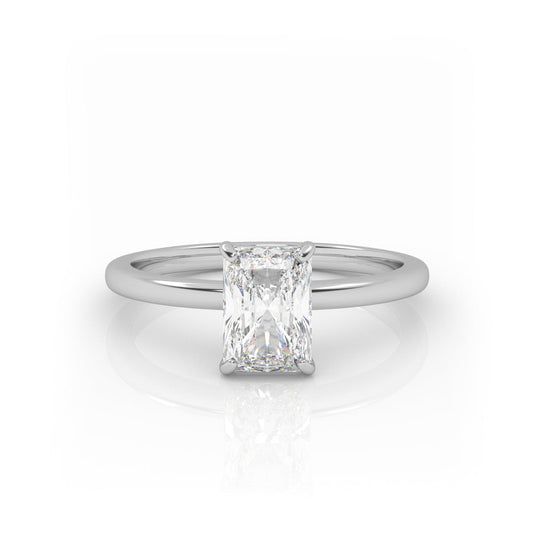 Solitaire Ring The Radiant Solitaire White