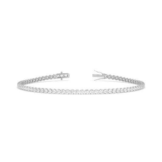 Bracelet Tennis Bracelet 2 tcw White