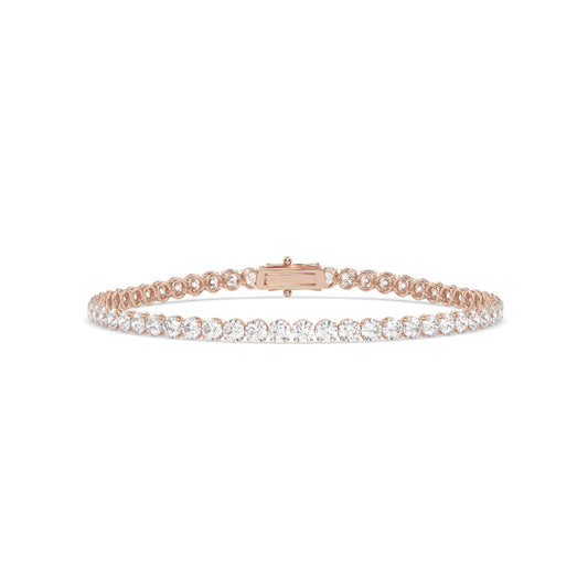 Bracelet Tennis Bracelet 3.0tcw Rose