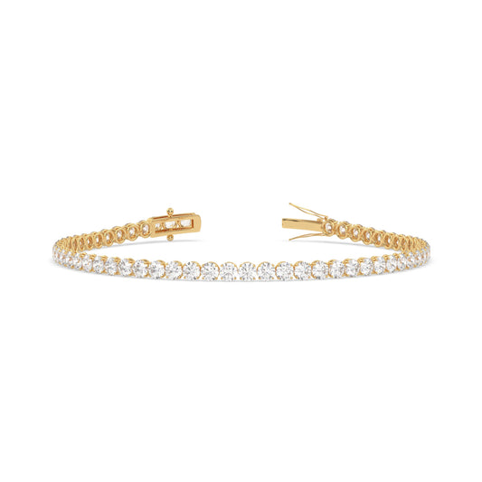 Bracelet Tennis Bracelet 3.0tcw Yellow