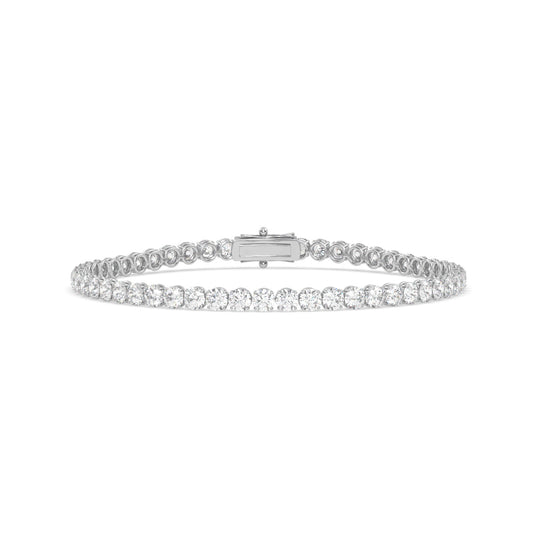 Bracelet Tennis Bracelet 5.0tcw White