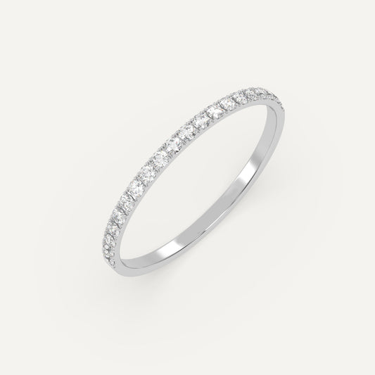Eternity Ring Half-eternity White 1.4mm