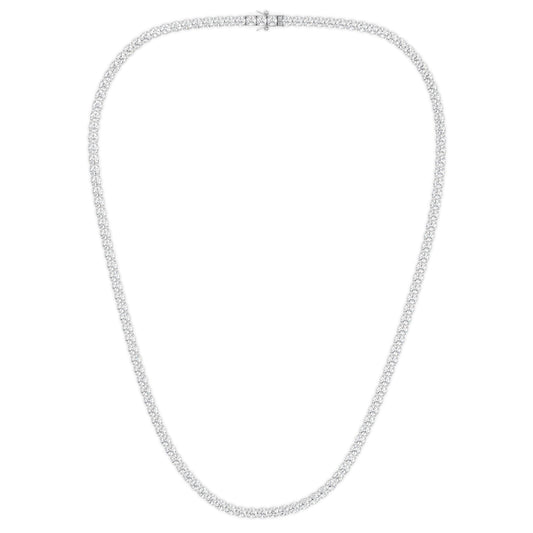 Necklace-Tennis Diamond-3.00mm-White,3.00mm, White