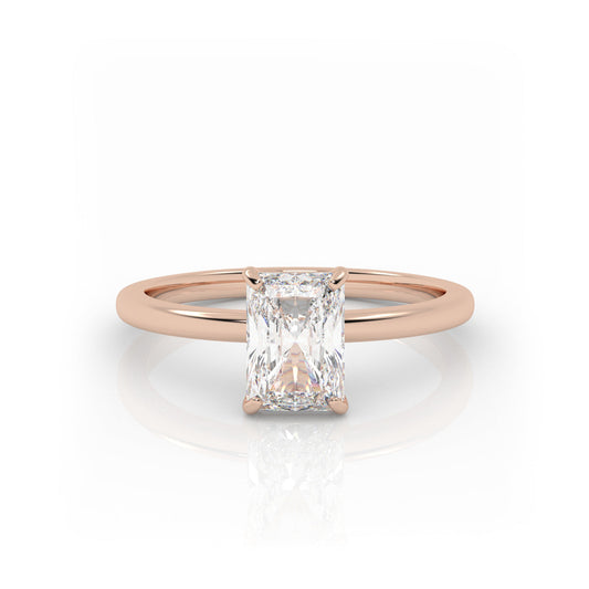 Solitaire Ring The Radiant Solitaire Rose